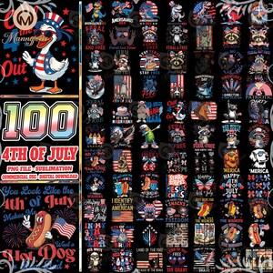 100 bestanden 4 juli png-bundel, preppy America Coquette png, Amerika penseelstreek, Memorial Day, patriot png, commercieel gebruik, digitaal bestand
