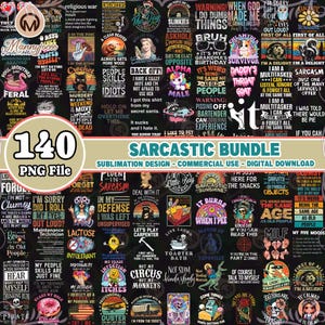 140 Files Sarcastic Png Bundle, Sarcasm Png, Sarcastic Png, Funny Png Designs, Sarcastic Quotes Png, Adult Png, Commercial Use, Digital File