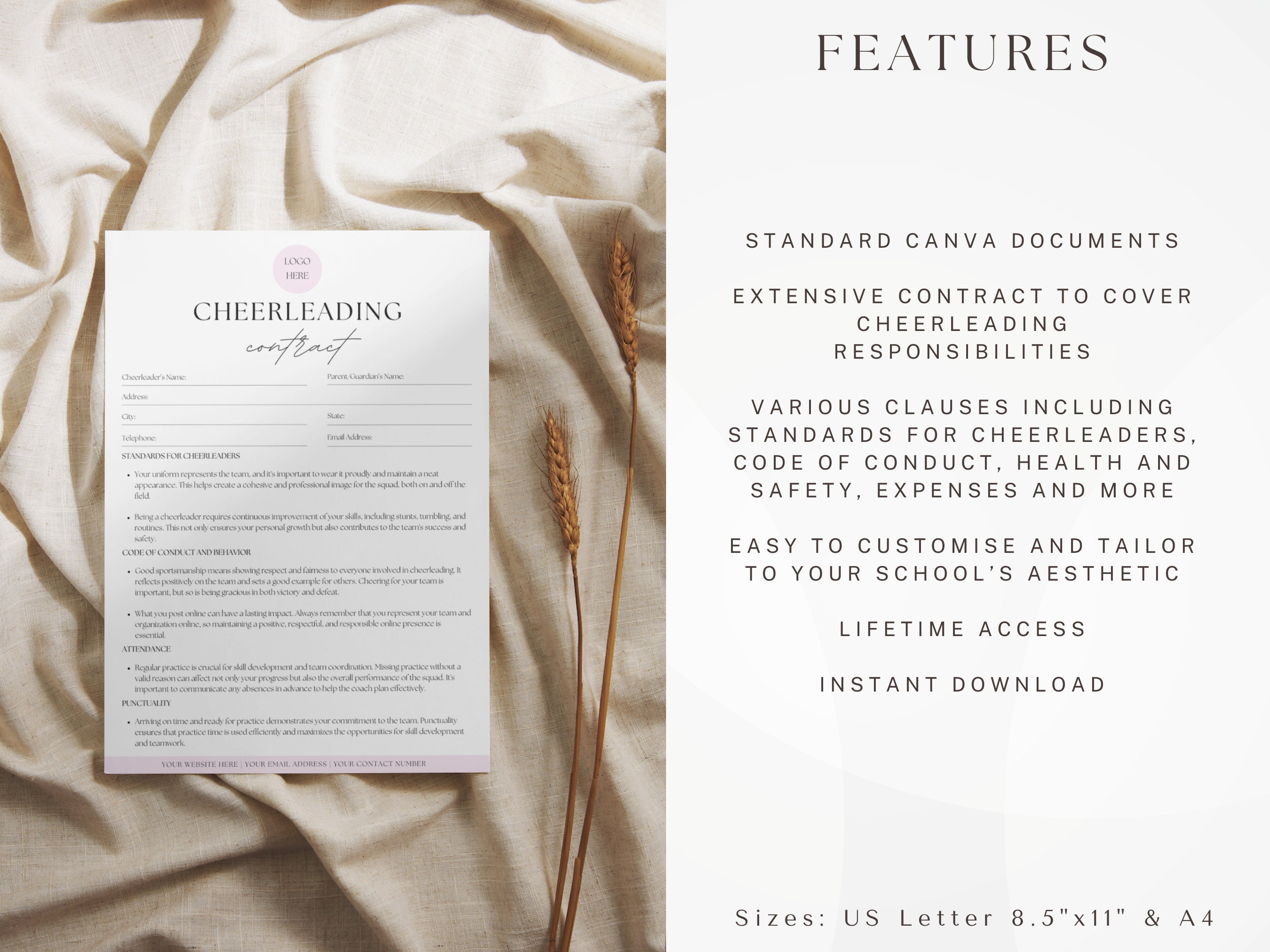 Cheerleading Contract Template Cheerleading Tryouts (Download Now) Etsy Cheerleading Contract Template Cheerleading Tryouts (Download Now) Etsy