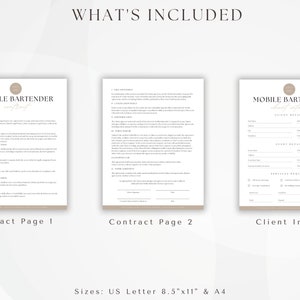 Mobile Bar Contract Template Canva Editable Bartender Contract Mobile Mobile Bar Contract Template Canva Editable Bartender Contract Mobile
