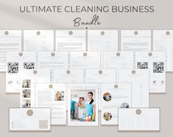 Cleaning Business Bundle, Cleaning Forms, Cleaner Contract, Service agreement, Business Flyers, Cleaning Business Cards, Cleaner Kit