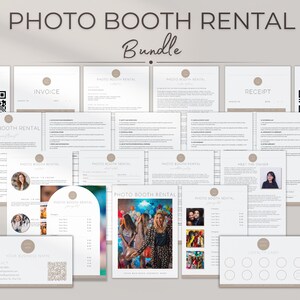Photo Booth Business Bundle, Editable Photo Booth Contract Agreement, Event Photo Booth Forms, Photo Booth Agreement, Client Intake Forms