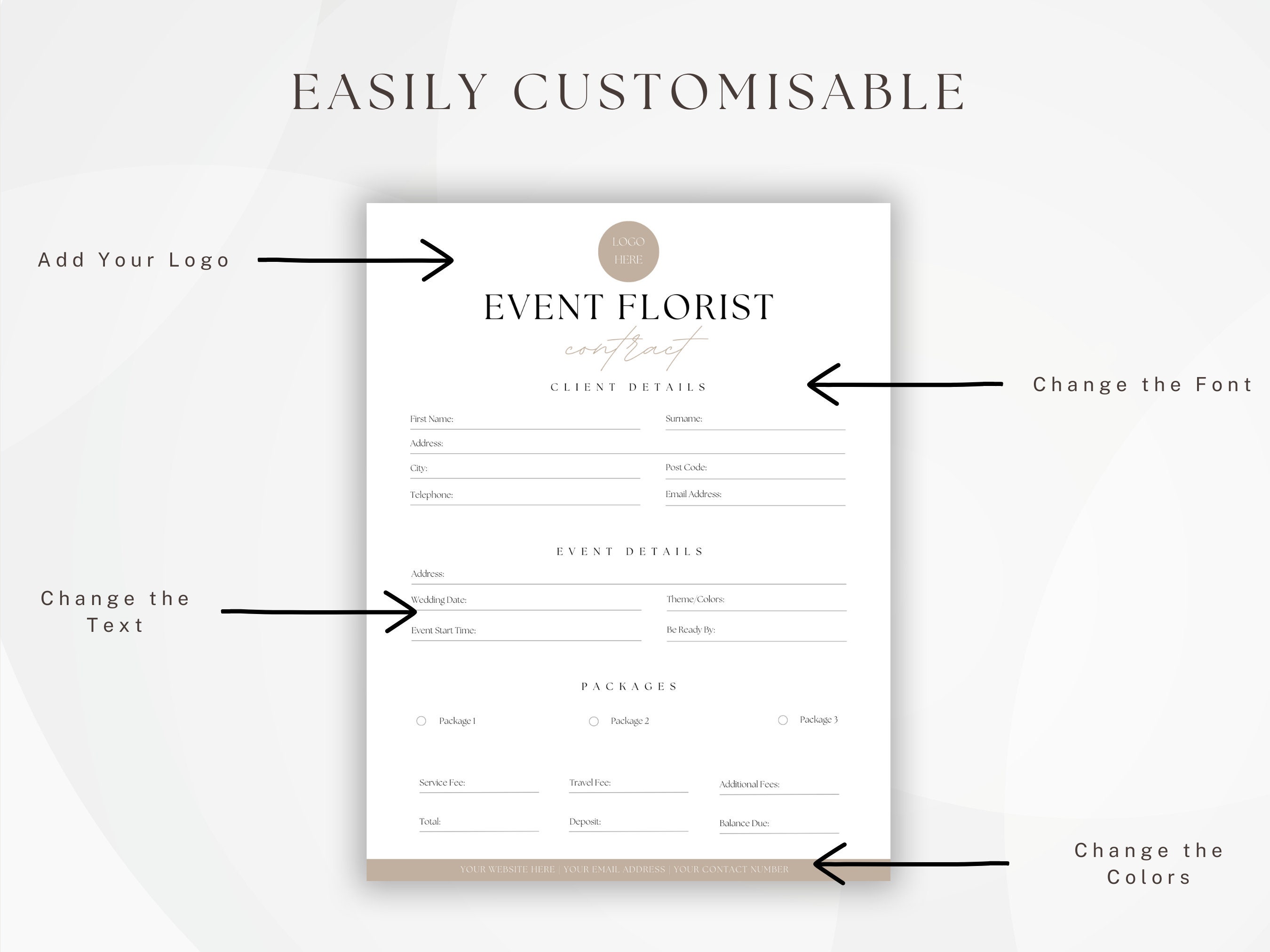 Wedding Floral Contract Template Wedding Venue Florist Services Wedding Floral Contract Template Wedding Venue Florist Services