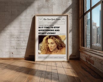 Citaat van Sex and the City | Digitale download | Woondecoraties | Afdrukbaar | Tv-programma | Carrie Bradshaw