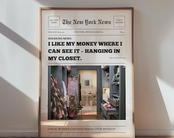 Sex and the City-print | Citaat van Carrie Bradshaw, kastkunst (digitale download)