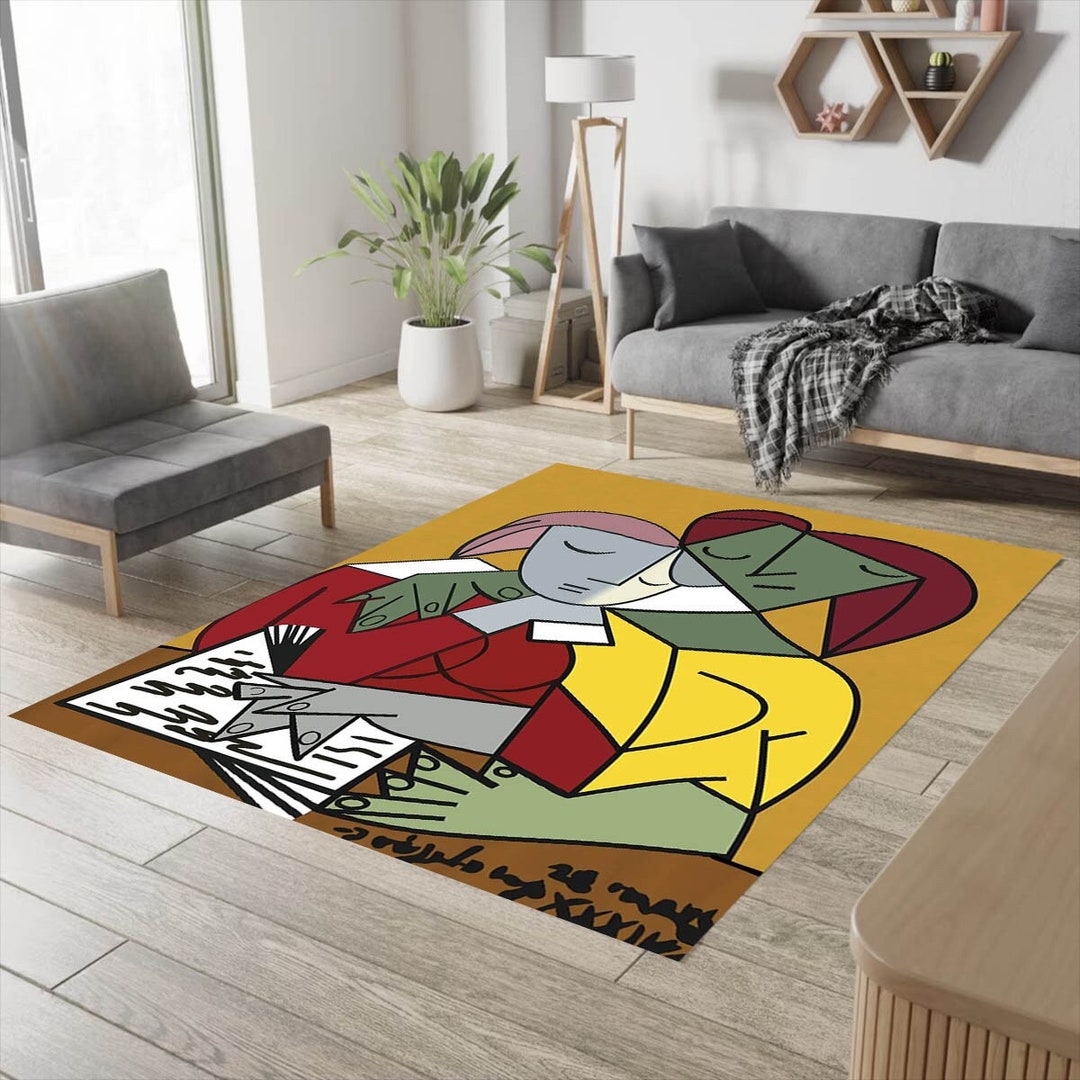 Pablo Picasso, Pablo Picasso Rug, Two Girls Reading Rug, Trendy Rug ...