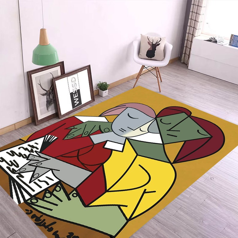 Pablo Picasso, Pablo Picasso Rug, Two Girls Reading Rug, Trendy Rug ...