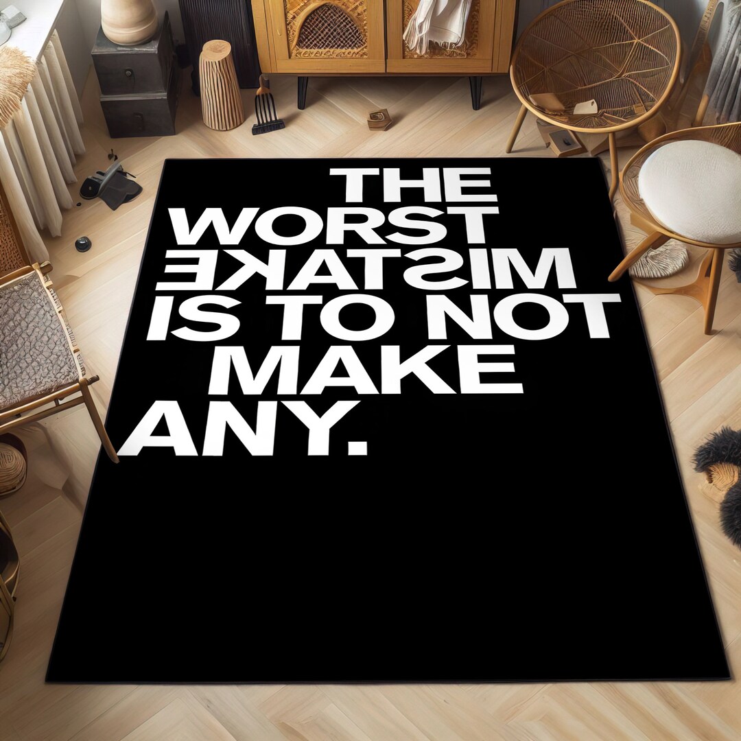 Worst Rugs Bauhaus, the Worst Mistake is Not to Make Any Rug, Bauhaus Print Rug ...