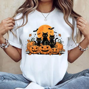 Black Cat Pumpkin Png, Ghots Cat Png, Retro halloween Png, Gothic Png, Black Cat Png, Fall Png, Halloween Cat Mama Shirt, Autumn Png