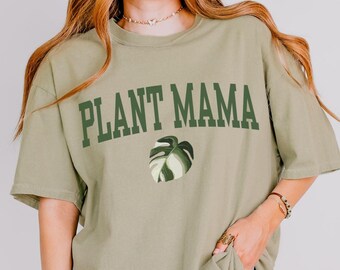 Monstera Plant Mama T-shirt Gift Crazy Plant Lady Tee Personalized Houseplant Plant Lover Grower Collector Obsessed Person Tshirt for Her