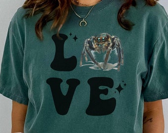 Cute Jumping Spider Lover Comfort Colors® T-shirt Spider Mama Spood Lovers and Owners Spiderful Tshirt Gift for Spooder Shirt Mom Arachnid