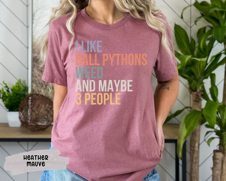 I Like Ball Pythons and Weed Introvert T-shirt Ball Python Pet Gifts for Weed Lovers and Snake Lovers Gift for Stoner Mom and Stoner Babe image 4