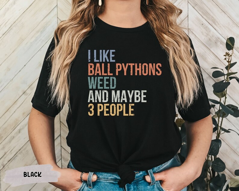 I Like Ball Pythons and Weed Introvert T-shirt Ball Python Pet Gifts for Weed Lovers and Snake Lovers Gift for Stoner Mom and Stoner Babe image 3