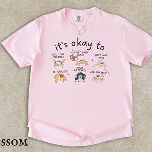 Jumping Spider Shirt, Spood Mom Comfort Colors Tee, Cute Exotic Pet Lover Gift, Mental Health Anxiety Shirt Blossom
