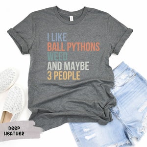 I Like Ball Pythons and Weed Introvert T-shirt Ball Python Pet Gifts for Weed Lovers and Snake Lovers Gift for Stoner Mom and Stoner Babe image 6