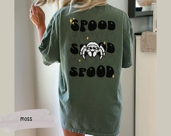 Cute Retro Jumping Spider Comfort Colors® T-shirt Spood Mom Spider Lover Arachnid Enthusiast Spider Mama Breeder Keeper Spooder Lover Gift
