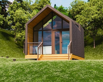 Tiny House Floorplan | 4x7 Meters House Plan | 2 Bedroom Small House Plan | 2 Story House