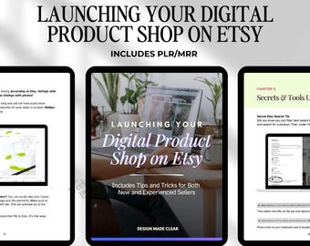 Etsy Guide with Resell Rights Etsy, Sell Digital Products, Etsy Sellers, Passive Income, Instant Download,Etsy SEO, How To Guide, eBook