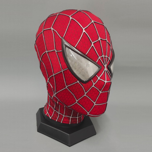 Spider Man Mask ,Spider-Man Tobey Maguire Mask ,Halloween Mask ,Cosplay ,Sam Raimi Spider Man Mask ,Wearable ,3D Webbing Mask ,Gift for Him