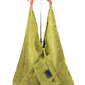 Samantha Women's Suede Tote Shoulder Bag Everyday Practical Leather Bag Suede Shopper Laptop Bag Suede Handbag Large Bag Gift For Her image 7