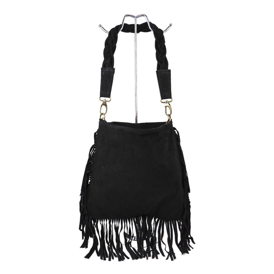 【TARGETTO】23SS★ FRINGE SUEDE MINI BAG Amazon.com: Small Suede Tote Bag for Women Suede Purse
