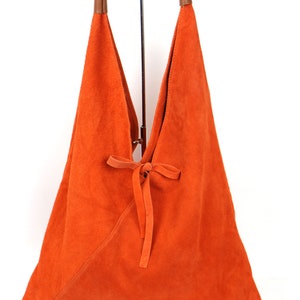 Samantha Women's Suede Tote Shoulder Bag Everyday Practical Leather Bag Suede Shopper Laptop Bag Suede Handbag Large Bag Gift For Her image 2