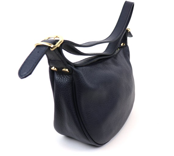 バッグ Vintage leather half moon hand bag s-l400.jpg