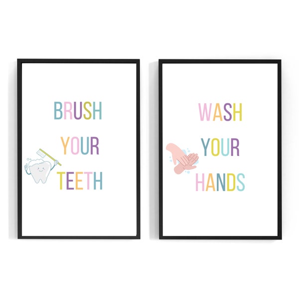Hygiene Posters - Etsy