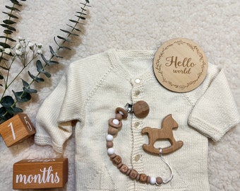 Pull en laine pour enfants/ Pull tricoté à la main/ Cadeau pour bébé nouveau-né/ Jumper/Vêtements pour bébé/Cadeau pour enfants/ Livraison gratuite!