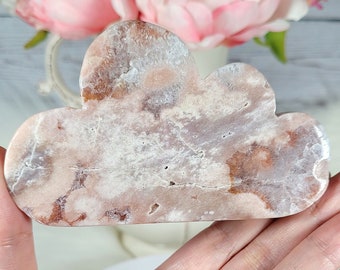4" Pink Amethyst Flower Agate Cloud