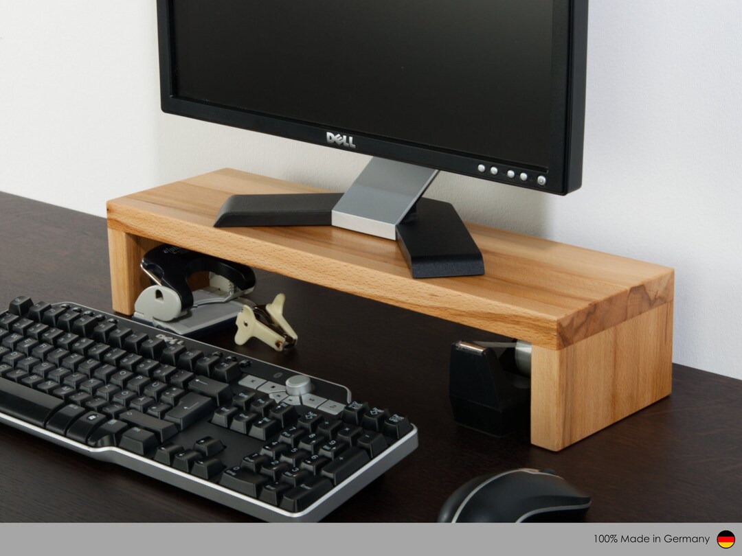 Monitor Bridge MODENA-R Made of Solid Wood | Stand | More Order on the ...