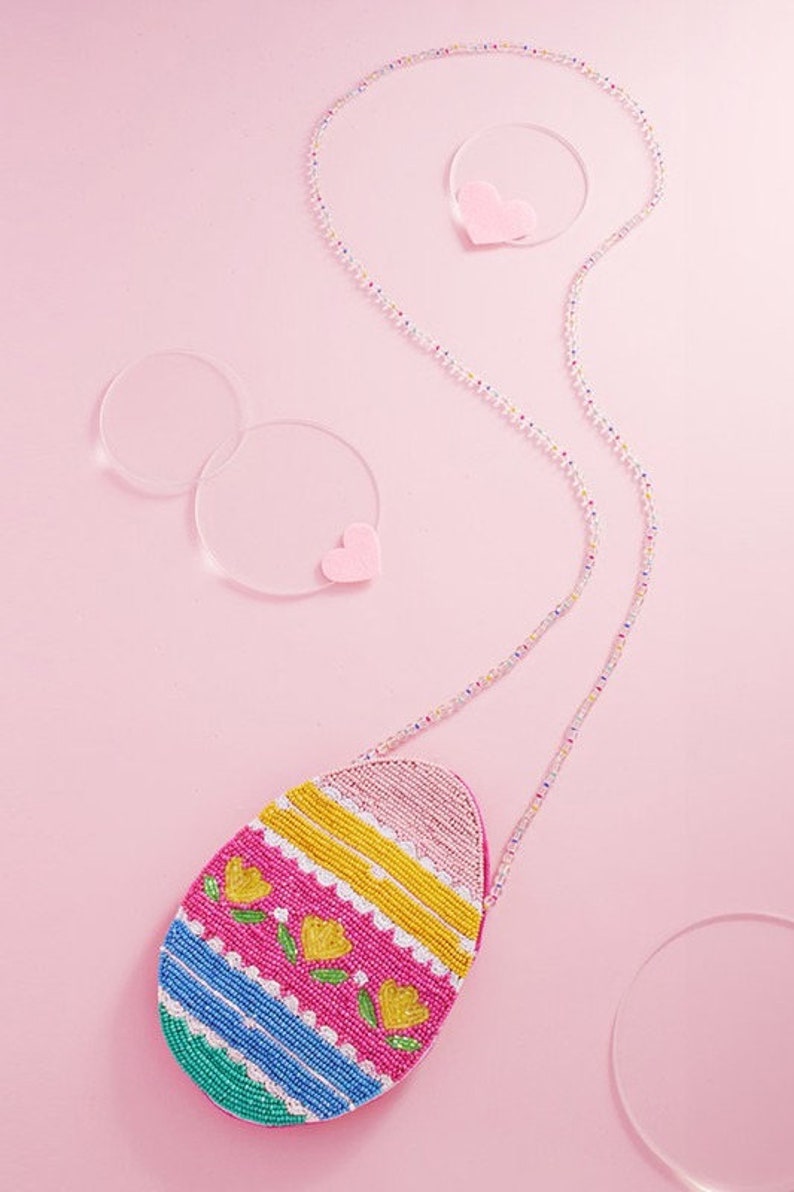 Easter Egg Beaded Purse image 2