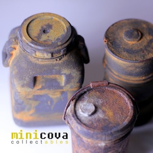 Diorama Props - Fuel Tank - 5 Gallon Bucket - Oil Barrel - Read Description before purchasing.