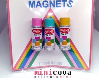 Aerosol Mini-Magnets - Gift - Collectible - Read DESCRIPTION before purchase