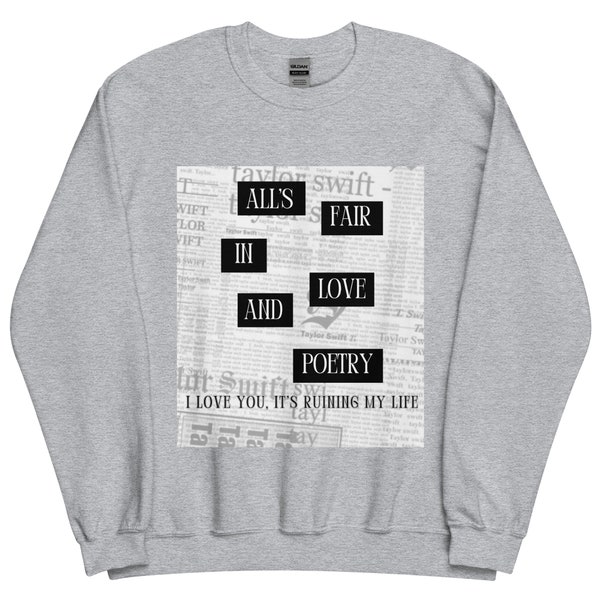 Tortured Poets Department Inspired Sweatshirt | Swiftie Merch