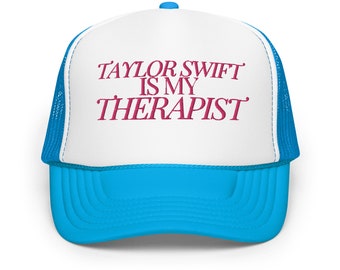Taylor est mon thérapeute Casquette trucker en mousse BRIGHTS | Produits dérivés Swiftie