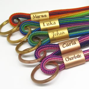 Personalised Keyring, custom size and colour, engraved gift