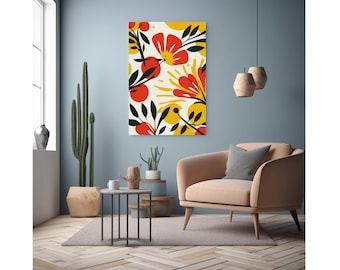 Henri Matisse Floral Print, Colorful Wall Art (Digital Download)