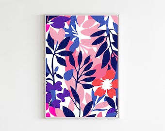 Henri Matisse Floral Art Print, Colorful Wall Decor (Digital Download)