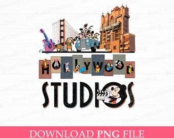 Hollywood Studios Png, Family Vacation Png, Mouse and Friends Png, Family Trip Png, Vacay Mode, Png File For Sublimation, Instant Download