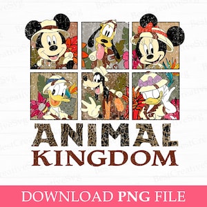 Animal Kingdom Png, Family Safari Trip Png, Mouse and Friends Png, Family Vacation Png, Vacay Mode, Png File For Sublimation