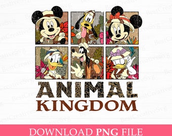 Animal Kingdom Png, Family Safari Trip Png, Mouse and Friends Png, Family Vacation Png, Vacay Mode, Png File For Sublimation