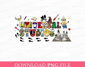 Universal Trip Png, Family Trip Png, Family Vacation Png, Modo Férias, Arquivo Png Para Sublimação, Download Instantâneo