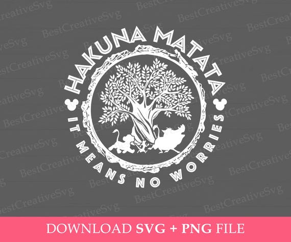 Hakuna Matata SVG, Family Vacation Design (SVG PNG) - Etsy