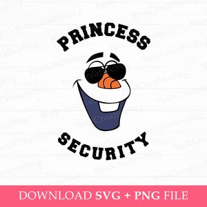 Princess Security Svg, Funny Dad Svg, Boy Friend Security Svg, Family Trip Svg, Png Svg Files For Print, Instant Download