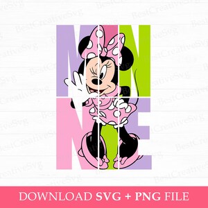 Cute Miss Mouse Svg, familie-uitstapje Svg, stripfiguur Svg, familievakantie Svg, meisjes reis Svg, png Svg-bestanden om af te drukken, Instant Download