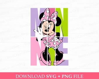 Cute Miss Mouse Svg, Family Trip Svg, Cartoon Character Svg, Family Vacation Svg, Girls Trip Svg, Png Svg Files For Print, Instant Download