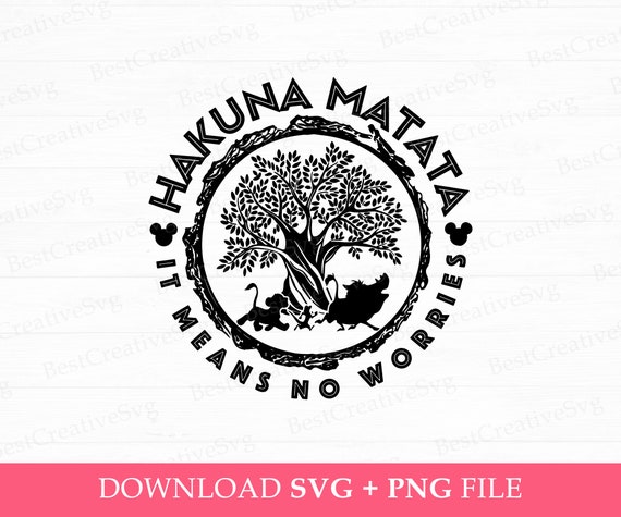 Hakuna Matata SVG, Family Vacation Design (SVG PNG)