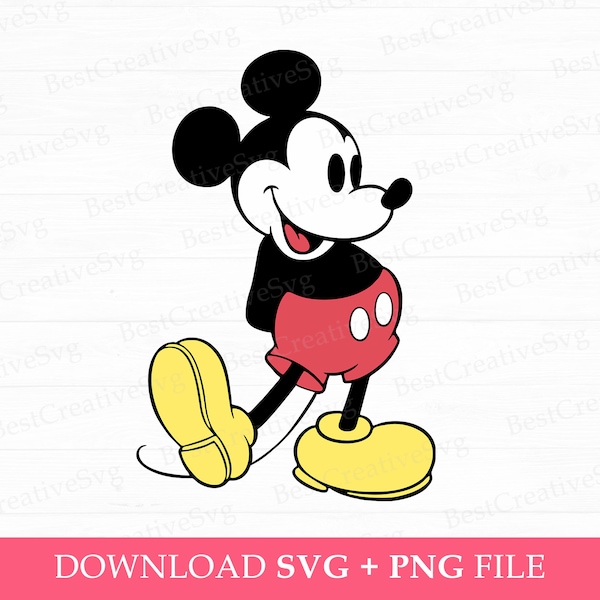 Retro Cute Mouse Svg, Family Vacation Svg, Family Trip Svg, Retro Happy Mouse Svg, Vacay Mode, Svg Png Files For Print