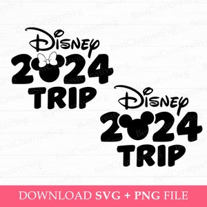 Bundle Family 2024 Trip Svg, Matching Mouse Couple Svg, Family Vacation Svg, Magical Kingdom, Vacay Mode, Svg Files For Cricut Cut